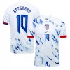 Maillot de Supporter Norvège Odegaard 10 Extérieur 2024 Pour Homme